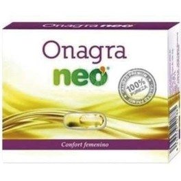 Neo - Aceite de Semilla de Onagra con Vitamina E 30 Cápsulas - Para una Buena Salud Cardiovascular, Ósea y Hormonal