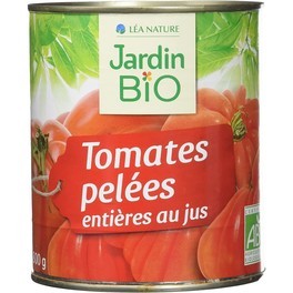 Jardín Bio Tomates Enteros Pelados 800g