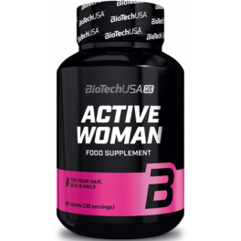 BioTechUSA Active Woman - Multivitamines 60 comprimés