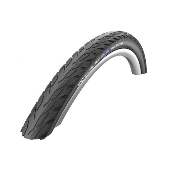 Schwalbe Cubierta Silento 28x1.60/700x35c K-guard Hs421 Liteskin Rigida Negro Con Reflectante 42-622