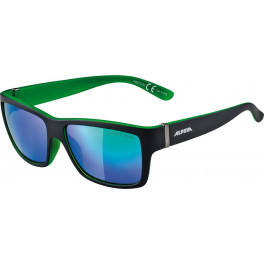 Alpina Gafas Kacey Montura Negro/verde Mate Cristal Azul