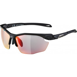Alpina Gafas Twist Five Hr Qvm+ Montura Negra Cristal Varioflex Arco Iris