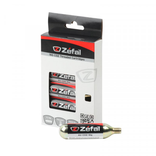 Zefal 6 cartuchos de ar Co2 com rosca 16 G