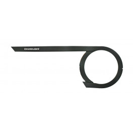 Hebie Guarda Cadena Chainglider Abierto Para Cambio Buje+dualdrive 38 Dientes Negro