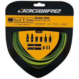 Jagwire Kit Freno Carretera Pro (sram/shimano) Reforzado Kevlar Verde Organico