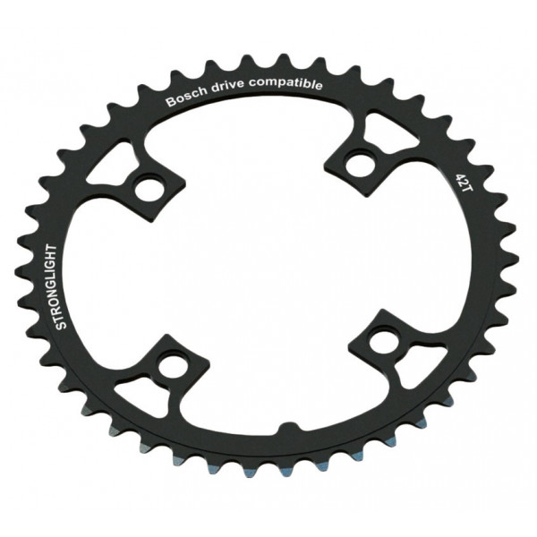 Stronglight Plateau E-bike Boschgen12014 Aluminium 4 Bras 104 Bcd Noir 36 Dents