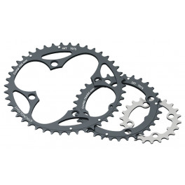 Stronglight Plato Mtb Alu 9/10v.interior 4 Brazos 104/64 Para Sram Xo 2x10 Negro 26 Dientes