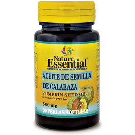 Nature Essential Aceite De Semilla Calabaza 500 Mg 50 Perlas