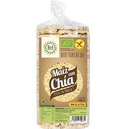 Solnatural Tortas De Maiz Con Chia Bio Sin Gluten 120 G