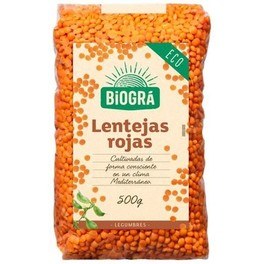 Biográ Lentejas Rojas 500g Biogra Bio (Para Pures )