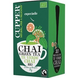 Cupper Chai Green Tea Bio 20 Bolsas