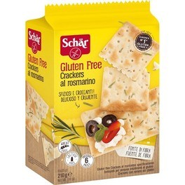 Dr. Schar Crackers Al Rosmarino 210g  - Sin Gluten