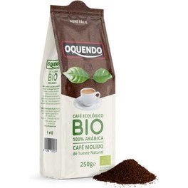 Oquendo Cafe Natural Molido Bio 100% Arabica 250 Gramos
