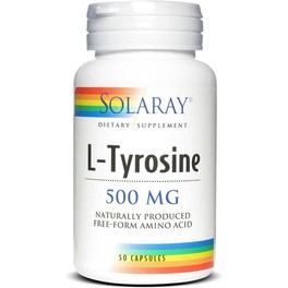 Solaray L-tirosina 500 mg 50 cápsulas