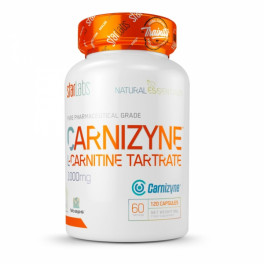 Starlabs Nutrition Carnizyne Ultrapure L-carnitine Tartrate 120 Caps - 100% L-Carnitina, ayuda en la pérdida de peso, facilita la conversión de grasa en energía