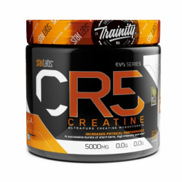 Starlabs Nutrition Creatina CR5 Creatine 500 Gr - Ultrapure Creatine Monohydrate 500 Gr - Voluminizador y fuerza muscular