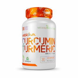 Starlabs Nutrition Curcuma Meriva 30 Caps - Curcumina fitosomada, reduce la inflamación, mejora las digestiones