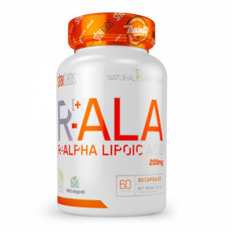 Starlabs Nutrition R (+) - Ala 100% Racémico 60 Caps - 100% Ácido alfa lipoico, mejora la sensibilidad a la insulina, antioxidante, control de carbohidratos