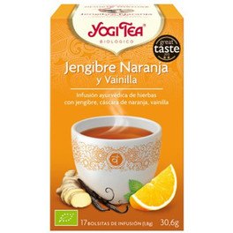Yogi Tea Yogi Jengibre/vainilla/naranja 2 Gr X 17 Bolsitas