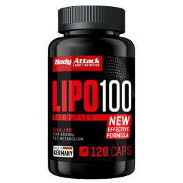 Body Attack Lipo 100 120 Caps.