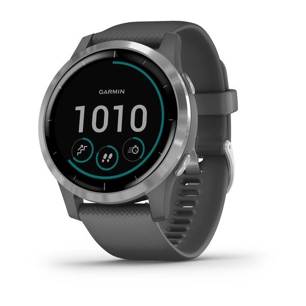 Garmin Vívoactive 4 Gris Con Hebilla Plateada