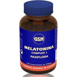Gsn Melatonina Complex + Pasiflora 120 Comp