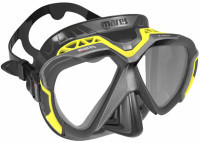 Mares Máscara X-wire Gris-amarillo Clear Eco Box