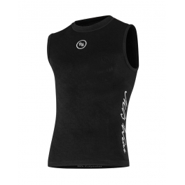 Mb Wear Underwear Freedom Sleeveless Large Black/opticalwhite