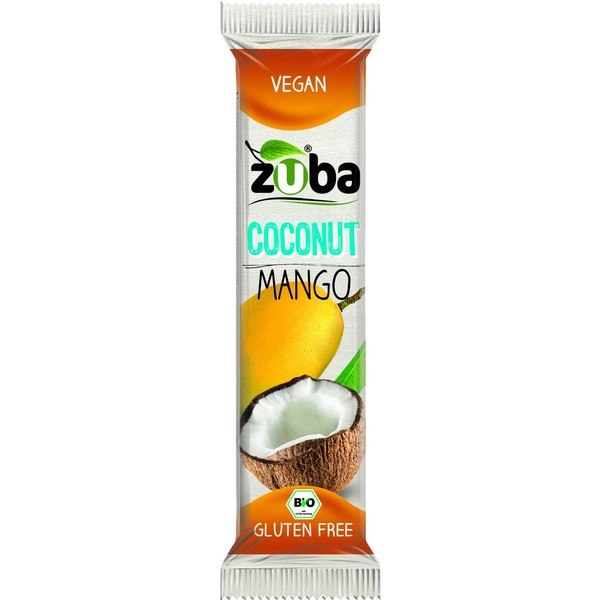 Zuba Barrita De Coco Con Mango Bio Sin Cluten