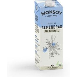 Monsoy Leche De Almendras Sin Azucar Bio 1 L