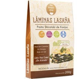 The Konjac Shop Laminas Para Lasaña De Konjac 200 G