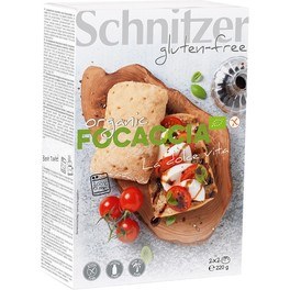 Schnitzer Panecillos Focaccia S/g Schnitzer 220 G