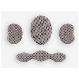 Met Acolchado Confort Para Casco Buddy/supper Buddy Gris