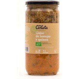Carlota Organic Organics Guiso De Lentejas Y Quinoa 425 Grs