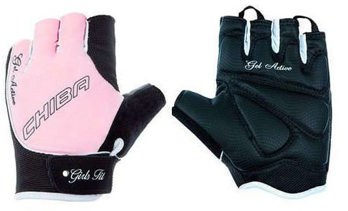 Chiba Lady Gel Gloves-Rosa Chiba Lady Gel Gloves-Rosa