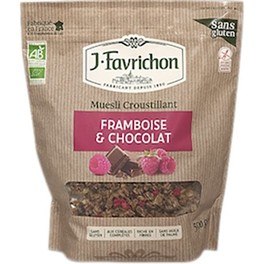 J.favrichon Crunchy Muesli Frambuesa Y Chocolate 375 Gr