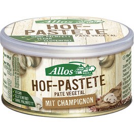Allos Pate Vegetal Con Champiñones Bio 125 Gr