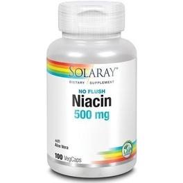Solaray Niacin No Flushing 500 Mg 100 Vcaps