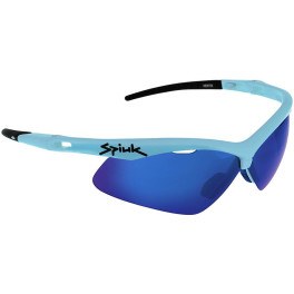 Spiuk Sportline Gafas Ventix Azul Mate con Lente Espejo Azul