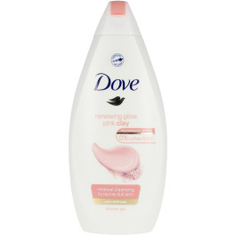 Dove Renewing Glow Pink Clay Gel De Ducha 500 Ml Unisex