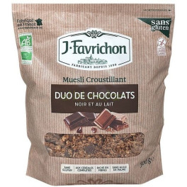 J.favrichon Crunchy Muesli Duo De Chocolates 375 Gr / Sin Gluten 
