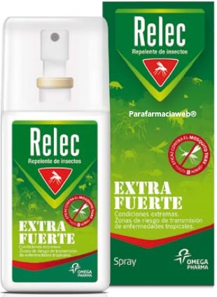 Relec Spray Extra Fuerte - Repelente de Insectos 75 ml Relec Spray Extra Fuerte - Repelente de Insectos 75 ml