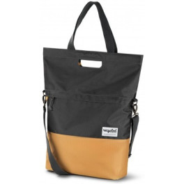 Recycled Shopper Bicycle Bag 20L - Grey Yellow