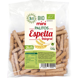 Solnatural Mini Palitos De Espelta Integral Bio 120 G