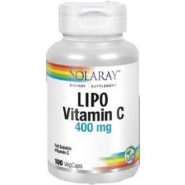 Solaray Lipovitamina C 100 cápsulas vegetais