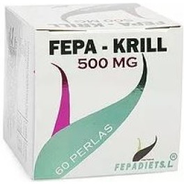 Fepa - Krill 500 Mg Con Astaxantina 60 Perlas