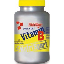 Nutrisport Vitamina B 60 comprimidos mastigáveis