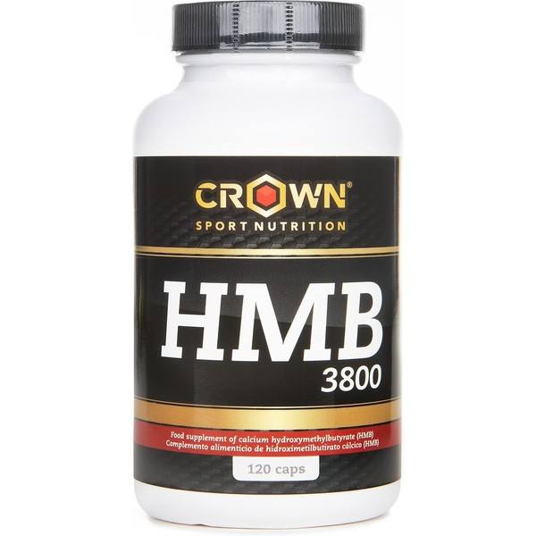 Crown Sport Nutrition HMB 3800/950 mg 120 capsule, porzione scientifica di HMB per porzione