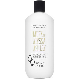 Alyssa Ashley Musk Bubbling Bath & Shower Gel 500 ml Unisexe