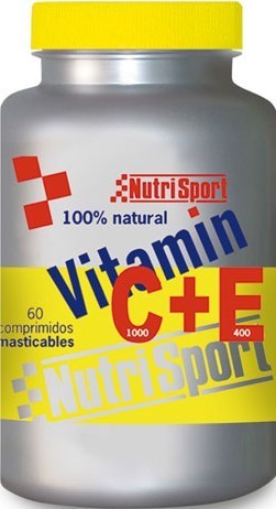 Nutrisport Vitamin C + E 60 comp masticales Nutrisport Vitamin C + E 60 comp masticales
